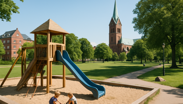 Oplev børnevenlige steder i Esbjerg: Legeplads, bypark og mere